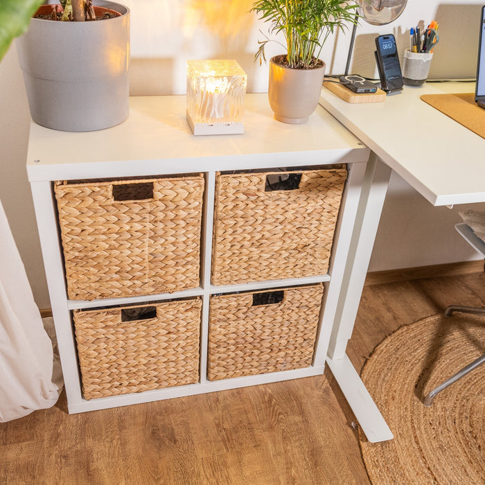 Praktische und stilvolle Aufbewahrung: Der HMF Aufbewahrungskorb aus Wasserhyazinthe