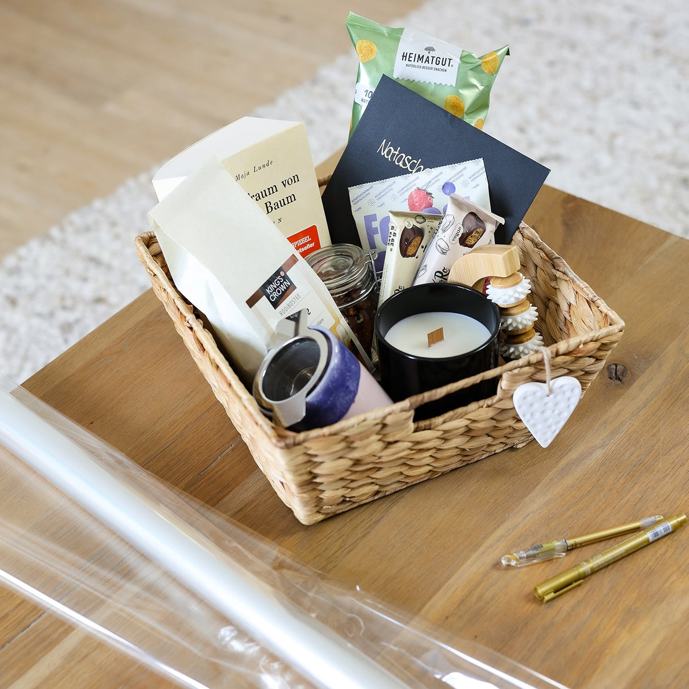 Geschenkideen von HMF, Geschenkkörbe, Spardosen uvm.