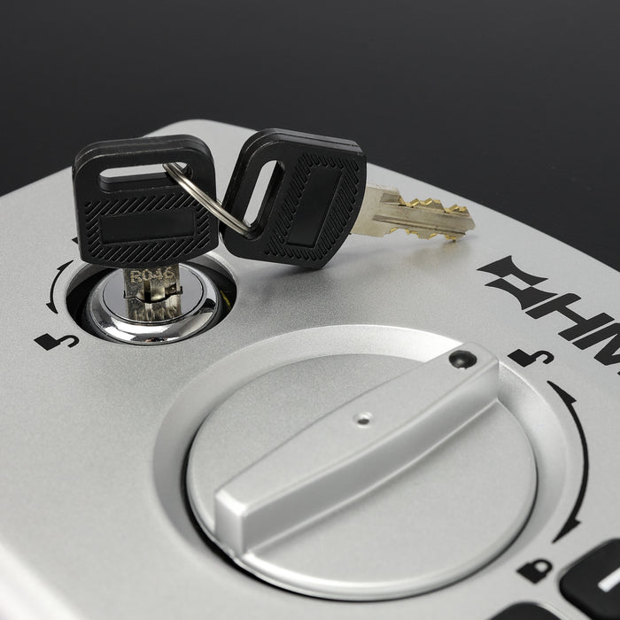 Dokumentensafe mit Elektronikschloss von HMF in Schwarz