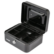 Geldkassette Münzeinsatz HMF 10120 20 x 16 x 9 cm Schwarz