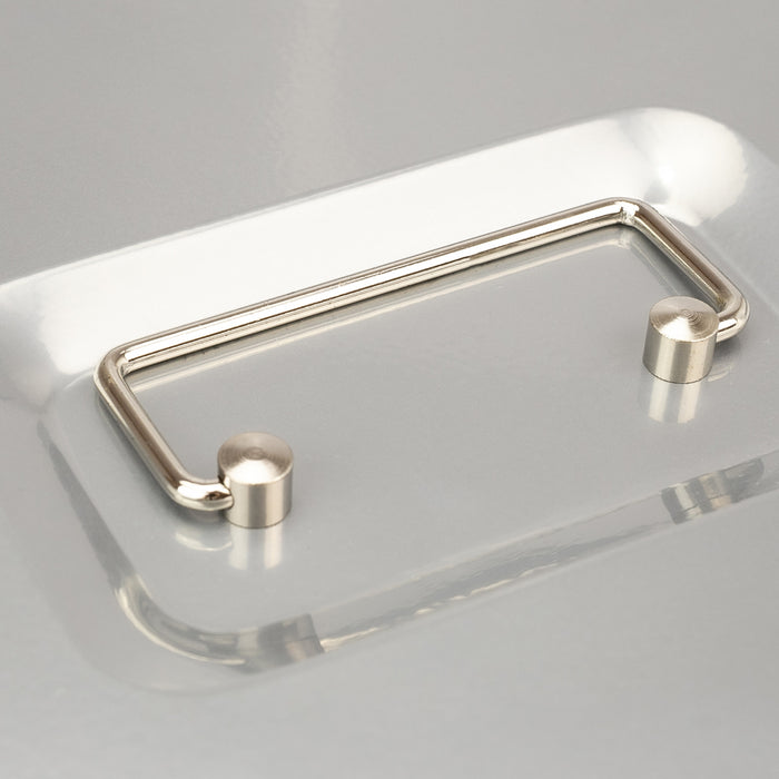 Geldkassette mit Münzeinsatz von HMF mit 20 cm Breite in Silber