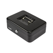 Geldkassette Münzeinsatz HMF 10125 25 x 18 x 9 cm Schwarz