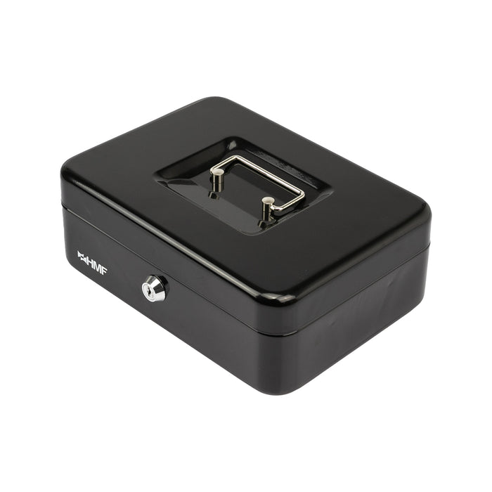 Geldkassette Münzeinsatz HMF 10125 25 x 18 x 9 cm Schwarz
