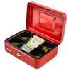 Geldkassette Münzeinsatz HMF 10125 25 x 18 x 9 cm Rot