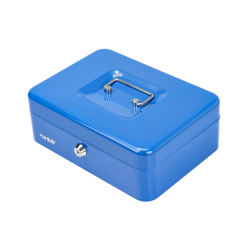 Geldkassette Münzeinsatz HMF 10125 25 x 18 x 9 cm Blau