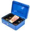 Geldkassette Münzeinsatz HMF 10125 25 x 18 x 9 cm Blau