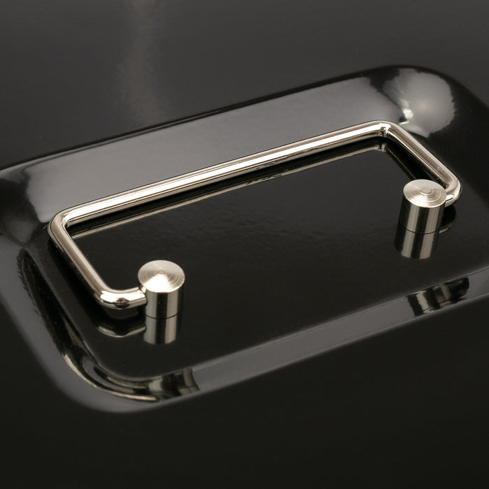 Geldkassette mit Münzeinsatz von HMF mit 15 cm Breite in Schwarz