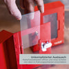 Ersatzglasscheibe für ein Notschlüsselkasten von HMF mit den Maßen 12 x 6.2 cm