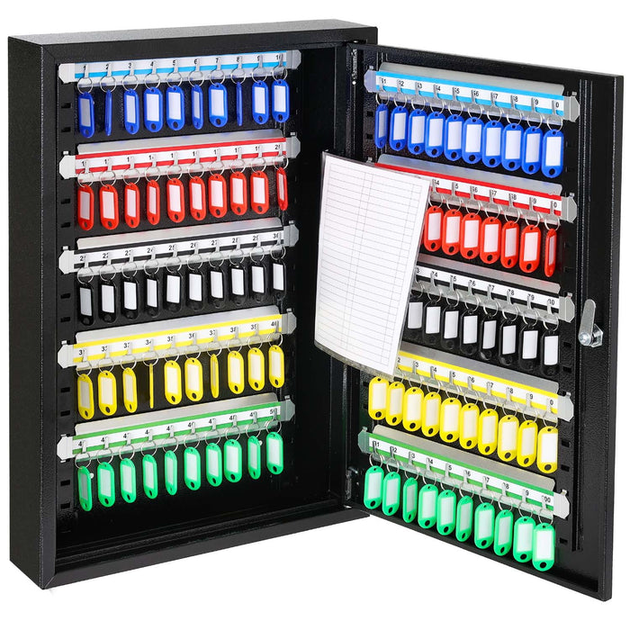 Schlüsselschrank mit 100 Haken von HMF in Lichtgrau