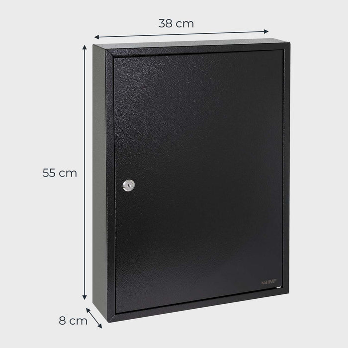 Schlüsselschrank mit 100 Haken von HMF in Lichtgrau