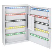 HMF 135100-07 Schlüsselschrank 100 Haken Lichtgrau Hakenleisten