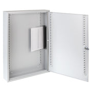 HMF 135100-07 Schlüsselschrank 100 Haken Lichtgrau leer