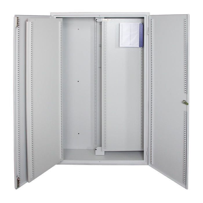 HMF 1351170-07 Schlüsselschrank 1170 Haken Lichtgrau offen