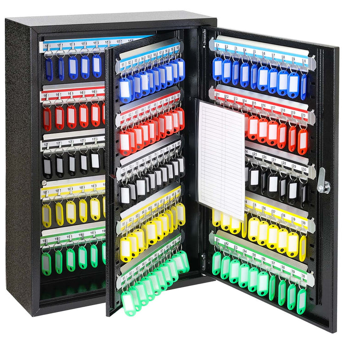 Schlüsselschrank mit 200 Haken von HMF in schwarz