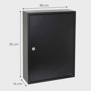 Schlüsselschrank mit 200 Haken von HMF in schwarz