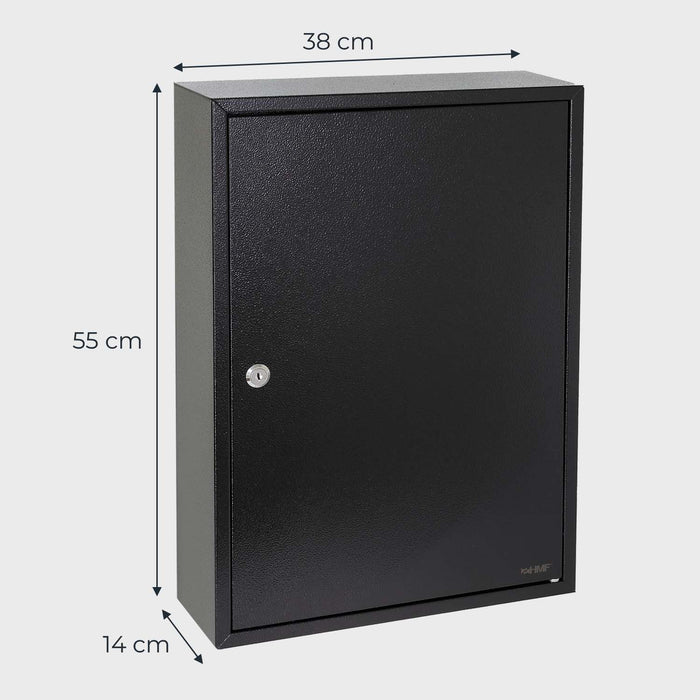 Schlüsselschrank mit 200 Haken von HMF in schwarz