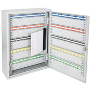 HMF 135200-07 Schlüsselschrank 200 Haken Lichtgrau Hakenleisten