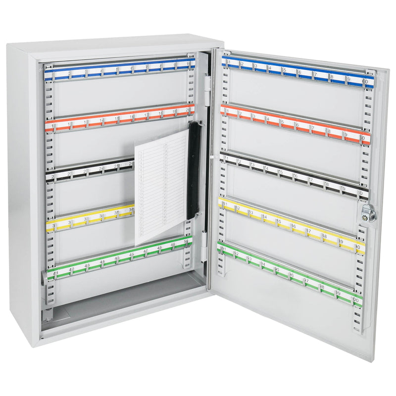 HMF 135200-07 Schlüsselschrank 200 Haken Lichtgrau Hakenleisten