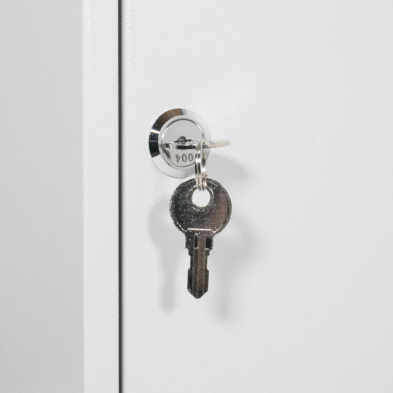 HMF 135200-07 Schlüsselschrank 200 Haken Lichtgrau Abschließbar