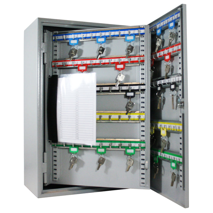 HMF 135300-07 Schlüsselschrank 300 Haken Lichtgrau geräumig