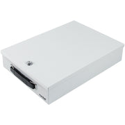 Dokumentenkassette in DIN A4 von HMF in Lichtgrau