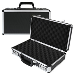 Alu Pistolenkoffer, Kurzwaffenkoffer, Zahlenschloss, Universalkoffer, HMF 14401