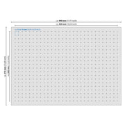 Rasterschaumstoff von HMF mit den Maßen 440 x 315 mm und 30 mm Höhe