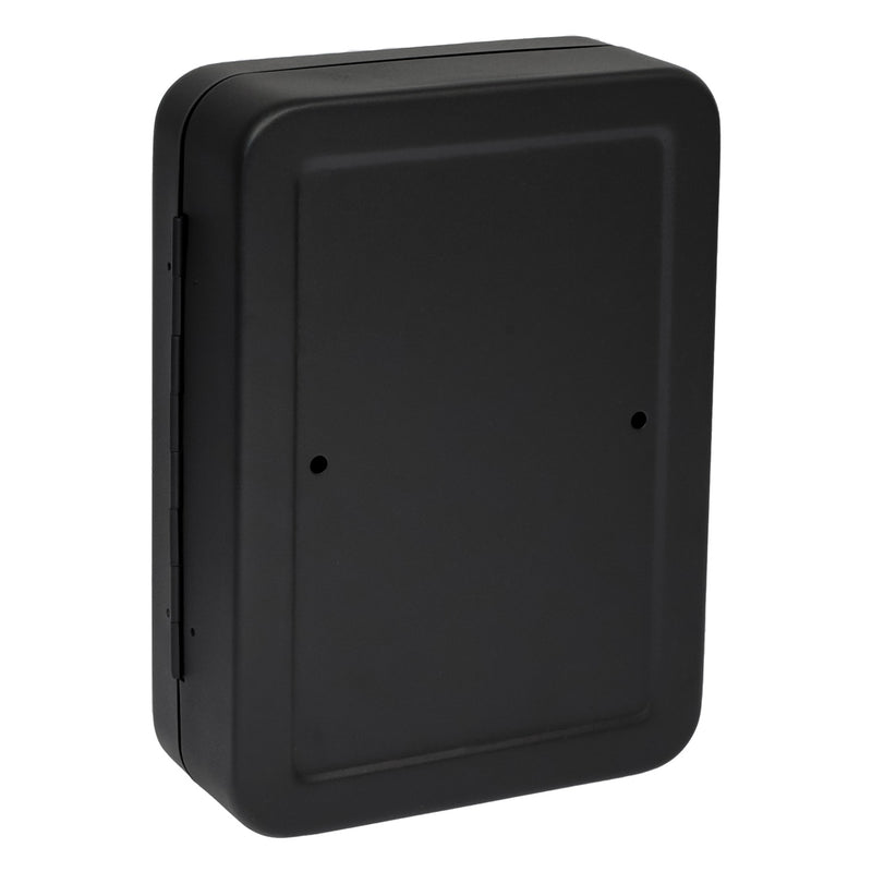 Schlüsselkasten mit Zahlenschloss 48 Haken HMF 14548-02 25 x 18 x 7 cm Schwarz hinten