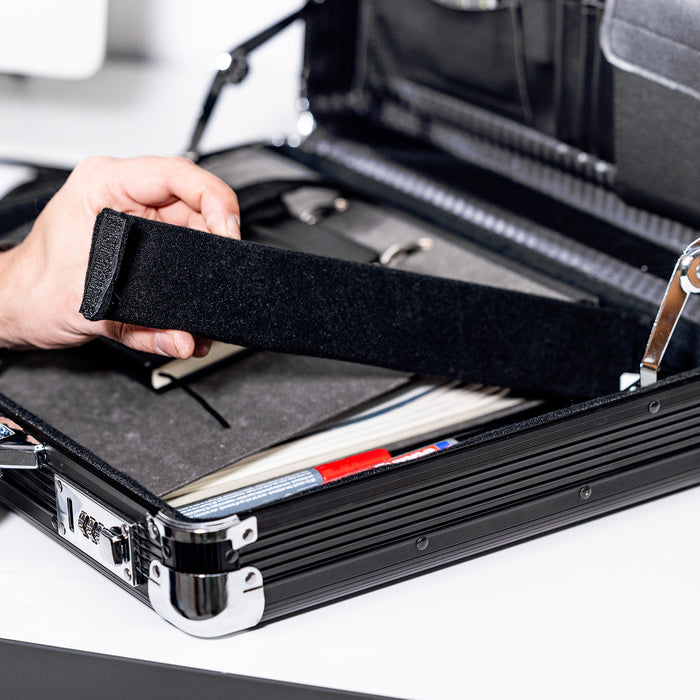 Alu Aktenkoffer mit Zahlenschloss von HMF