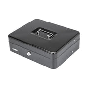 Geldkassette Scheinfächer mit Klammer HMF 15230-02 30 x 24 x 9,5 cm schwarz