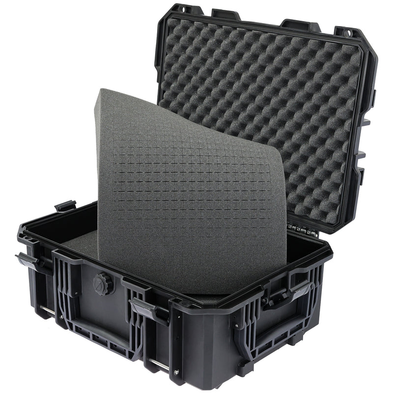 HMF Outdoorkoffer mit Trageriemen 15401-02 schwarz