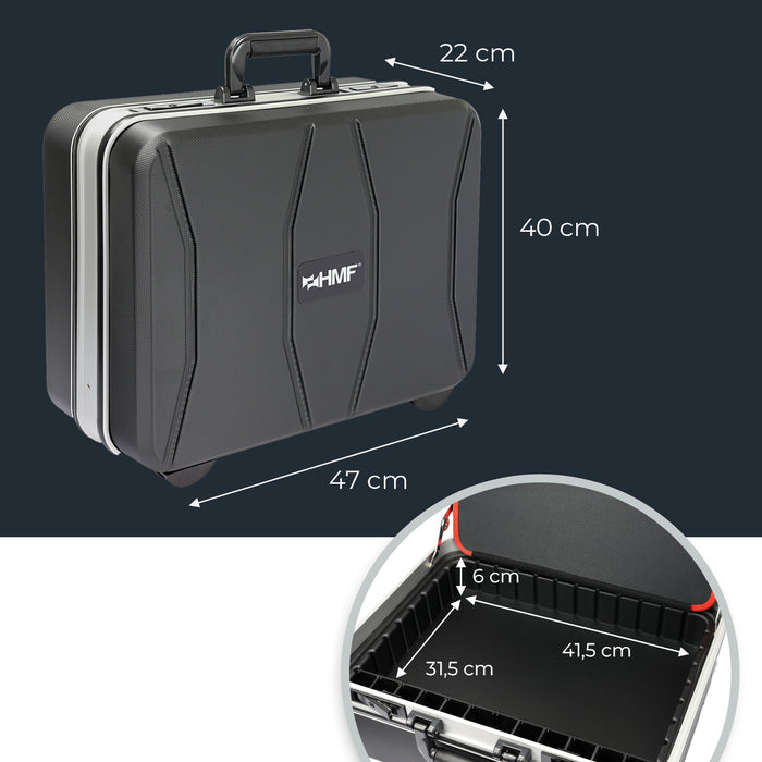 Werkzeugkoffer aus ABS Kunststoff von HMF