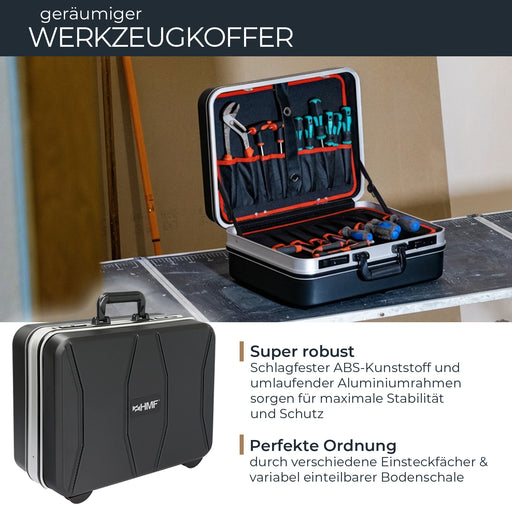 Werkzeugkoffer aus ABS Kunststoff von HMF