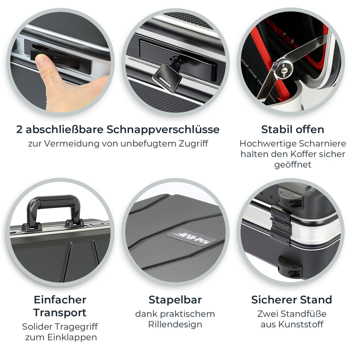 HMF 15602 Werkzeugtrolley aus ABS