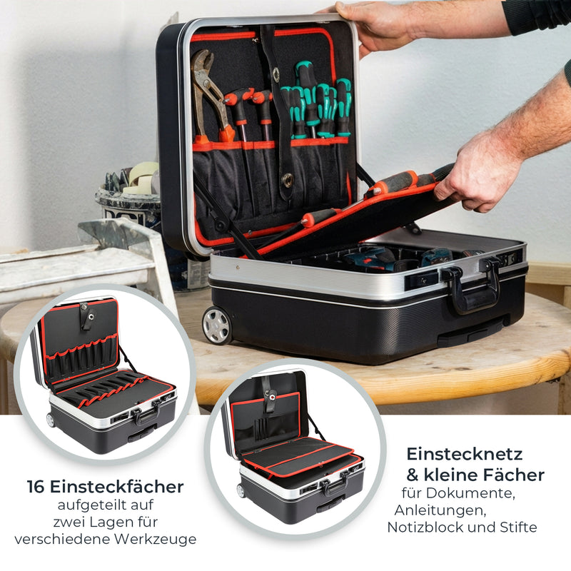 HMF 15602 Werkzeugtrolley aus ABS