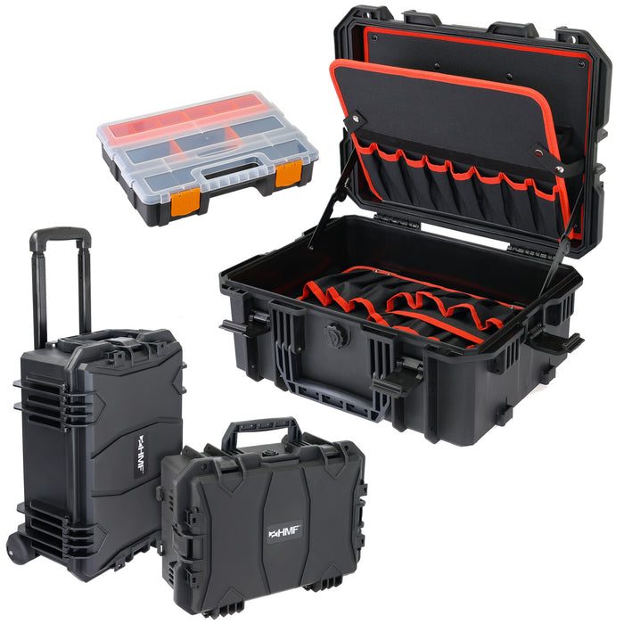 Werkzeugkoffer Outdoor, 46,5 cm, schwarz