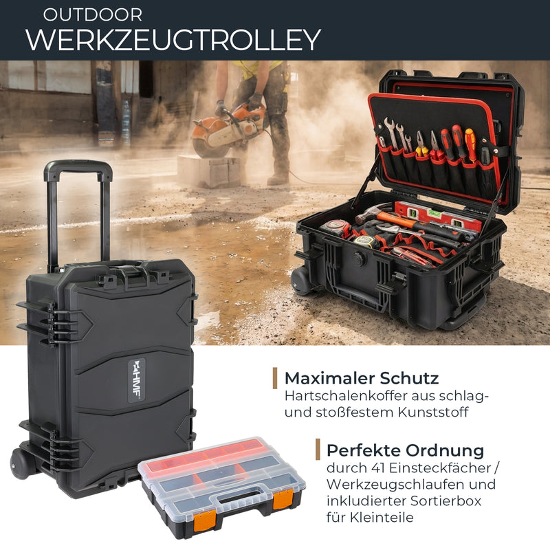 Outdoor Werkzeugkoffer leer, Werkzeugkasten groß günstig kaufen —