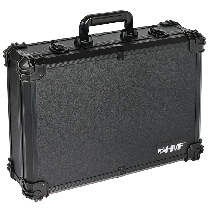 HMF Werkzeugkoffer mit Rasterschaumstoff 15701-02 schwarz