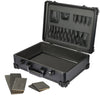 Werkzeugkoffer mit individueller Facheinteilung 15702-02, schwarz