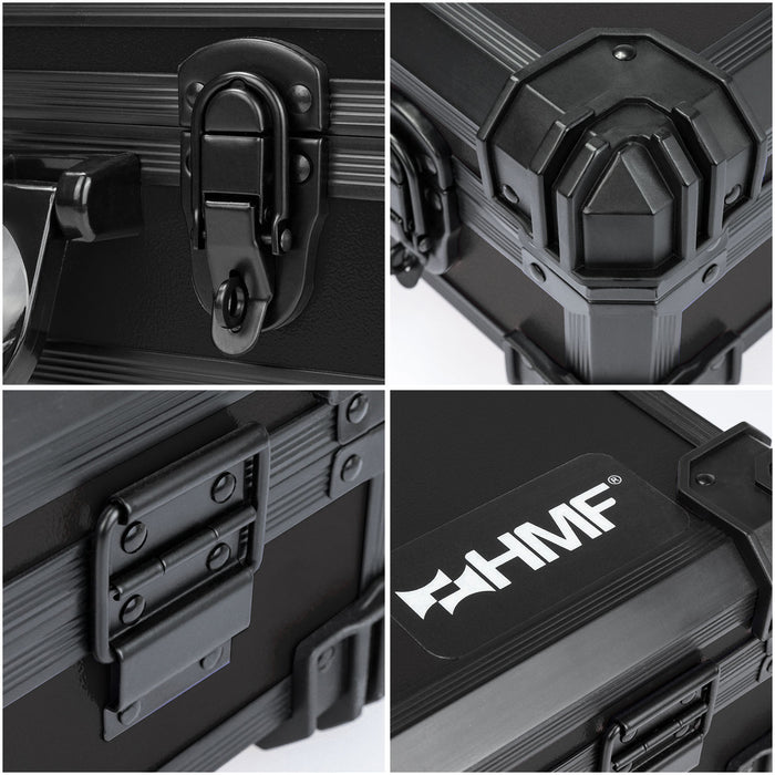 Werkzeugkoffer mit individueller Facheinteilung 15702-02, schwarz