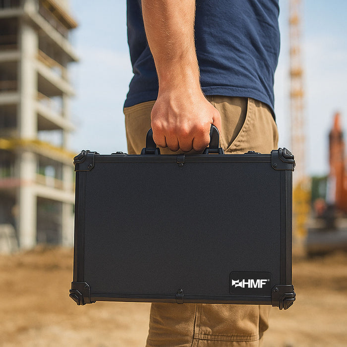 vWerkzeugkoffer mit individueller Facheinteilung 15702-02, schwarz