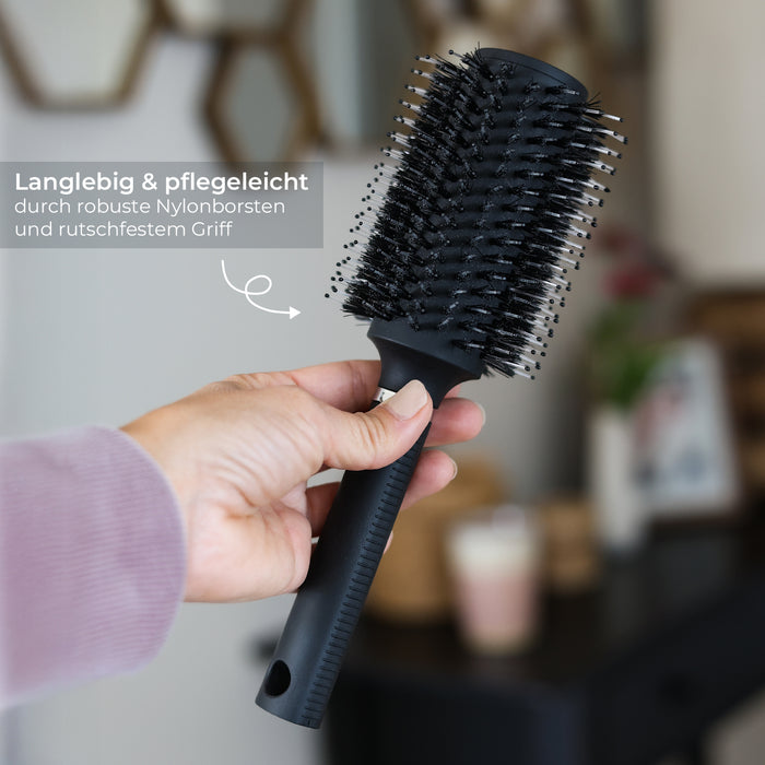 Haarbürste mit Geheimversteck von HMF, 23,5 x 8 x 8 cm, Schwarz