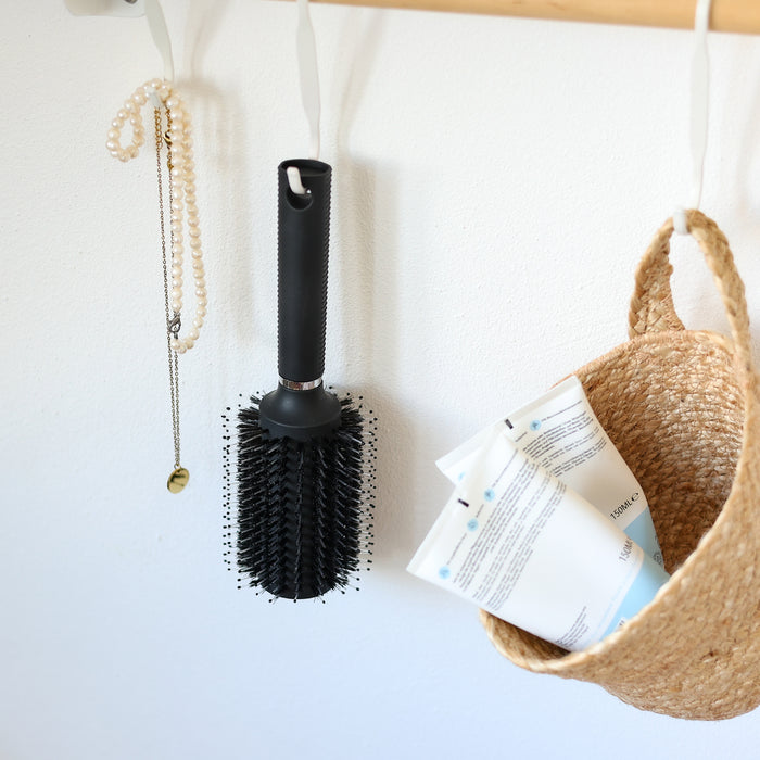 Haarbürste mit Geheimversteck von HMF, 23,5 x 8 x 8 cm, Schwarz