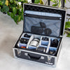 Fotokoffer oder Kamera Transportkoffer inklusive Tasche mit individuellen Trennwänden von HMF