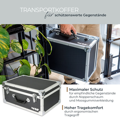 Aufbewahrungskoffer oder Transportkoffer mit Aluminiumrahmen von HMF