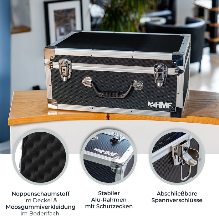 Aufbewahrungskoffer oder Transportkoffer mit Aluminiumrahmen von HMF