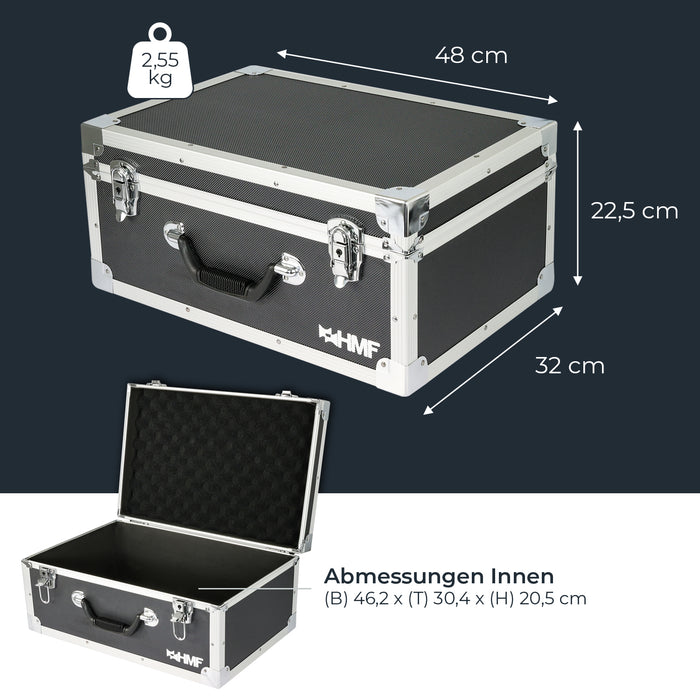 Aufbewahrungskoffer oder Transportkoffer mit Aluminiumrahmen von HMF