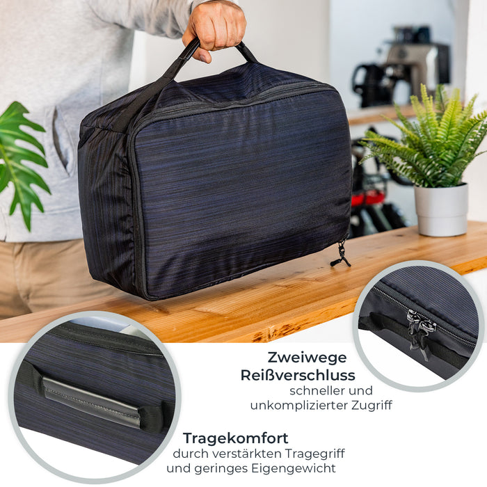 Tasche für Spiegelreflex Kamera mit individuellen Trennwänden von HMF