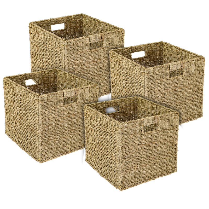 Aufbewahrungskorb aus Seegras von HMF, 4er Set