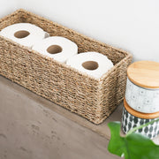Badezimmerkorb aus Seegras von HMF 37070-S2 im 2er Set